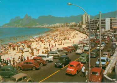 La spiaggia di Ipanema negli anni '60 (Rio de Janeiro)